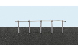 Stanchions Single Rail Plastic Kit OO Scale